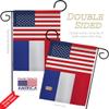 World Cup France USA Friendship Flag Support Our Troops Banner Pack Wall Art Flag Room Decorations Indoor Outdoor Tapestry Yard Signs FIFA Gifts Team Qatar Trophy Soccer Game Football Made In USA view 3