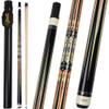 Billmart Pool Cue Stick, Low Deflection Shaft Billiard Cue Sticks with Hard Case, Pool Table Sticks Queue, 19-21 oz Pool Que(Brown 19oz) view 1