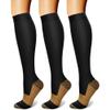 CHARMKING Compression Socks for Women & Men Circulation (3 Pairs) 15-20 mmHg is Best Athletic for Running, Flight Travel, Support, Cycling, Pregnant - Boost Performance, Durability (S/M, Multi 56) view 1