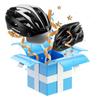Bike Helmet with Goggles+Bicycle Helmet with Sun Visor(Both Comes with LED Back Light) view 1