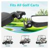 10L0L Golf Cart Side Mirrors with LED Turn Signal Blinker Light Connected to Headlight Kit, Rear View Mirror Universal for Yamaha EZGO Club Car Models view 3