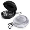 BHSKJSZ Travel Case for Men and Women - Portable Single Watch Storage Box and Organizer for Wristwatches and Smart Watches - Good Helper for Your Travel - Black/Silver view 1