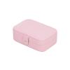 HEVIRGO Jewelry Box Organizer for Girls Women,Jewelry Storage Box Jewelry Organizer Box Multi Slots Large Capacity Fine Craftsmanship Oblong Shape Jewelry Box Pink view 1