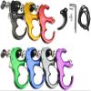 SHARROW Bow Release Aid 3/4 Fingers Automatic Archery Release Aluminium Alloy Thumb Trigger for Compound Bow Accessory (Green) view 4