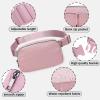 Bomvabe 1L Mini Belt Bag with Adjustable Strap 32" to 51", Crossbody Fanny Pack for Women Girls, Fashion Waist Bag Lightweight for Travel Sport Running Cycling Hiking, Pink view 4