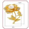 AVRYN Brooches,Shawl Clips,Pins,1Pcs Brooch Rhinestone Wedding Bow High Heels Brooch Pins Scarves Buckle Clothing Decoration Jewelry Accessories(Rose red) view 2
