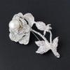 AVRYN Brooches,Shawl Clips,Pins,1Pcs Brooch Rhinestone Wedding Bow High Heels Brooch Pins Scarves Buckle Clothing Decoration Jewelry Accessories(Rose red) view 4