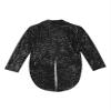 Loloda Kids Boys Sequin Tuxedo Blazer Tailcoat Open Front Lapel Collar Classic Suit Jacket for Evening Wedding Black 12 Years view 4