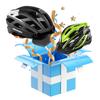 Bike Helmet with Goggles+Bicycle Helmet with Sun Visor(Both Comes with LED Back Light) view 1