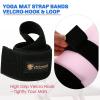 Aolamegs 20x2 Elastic Yoga Mat Strap-2 Pack Hook and Loop Tie Down Straps 2 Inch Wide,Heavy Duty Bungee Straps,Stretchable Wrapper,Wrap Organizer for Yoga/Workout/Exercise/Fitness/Pilates Mat Storage view 3