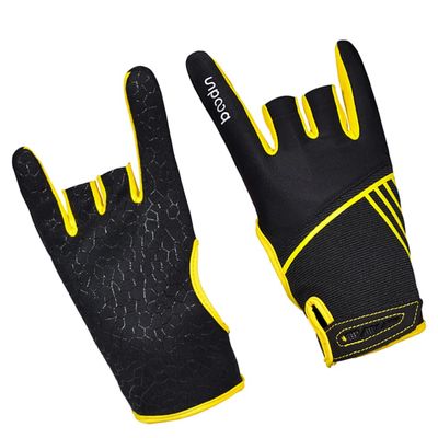FOMIYES Medium Size Slip Sports Gloves Professional Bowling Gloves Breathable Touchscreen