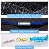 Handmade American Cast Net, BalanZze Casting Fishing Net for Bait Trap Fish, Throw Nets with Zinc Sinker Weights for Freshwater & Salt Water (3/4/5/6/8/9/10 Ft, 1/2 Inch Mesh Size) view 2