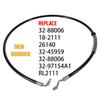 18-2111 Power Trim Hose For Mercury/Mariner Outboards Motor, for All Trim Equipped Inline Engines ID 1/4", Length 63.4" Replaces # 32-88006, 26140, 32-45959, 32-88006, 32-97154A1 view 2