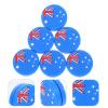 Tennis Racket Vibration Dampener Tennis Dampeners Racket String Shock Absorber National Flag Designed Tennis Racket Shocking Absorbers, 6 Pieces view 2