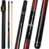 Billmart Pool Cue Stick, Low Deflection Shaft Billiard Cue Sticks with Hard Case, Pool Table Sticks Queue, 19-21 oz Pool Que(Red 20oz) view 1