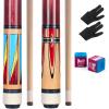 AKLOT Pool Cue Stick - Pool Cues Set of 2 - Made Canadian Maple Wood Cue Stick for Professional Billiard Players view 1