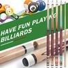 AKLOT Pool Cue Stick - Pool Cues Set of 2 - Made Canadian Maple Wood Cue Stick for Professional Billiard Players view 2