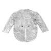 Loloda Kids Boys Sequin Tuxedo Blazer Tailcoat Open Front Lapel Collar Classic Suit Jacket for Evening Wedding Silver 8 Years view 4