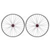 Kathring Mountain Bike Wheel Set, 27.5inch Aluminum Alloy MTB Bike Disc Brake Red Hub, Quick Release Front Rear Wheelset 200KG Load Suitable for 7/8/9/10/11/12S Cassette view 1