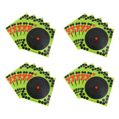 BESPORTBLE 40sheets Portable Stickers for Shooting Practice Adhesive Shooting for Use Easy See Bright Dots for Archery and Training Random Color