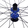 Kathring Mountain Bike Wheel Set, 27.5" Aluminum Alloy Mountain Bike Rim Disc Brake,Quick Release MTB Front Rear Black Wheelset Blue Hub 441lbs Load view 4
