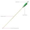PG1ARCHERY 32INCH Archery Wooden Arrows Practice Target Arrows for Longbow Recurve Bow (Pack of 12) view 2