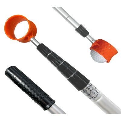 SPEENSUN Golf Ball Retriever Telescopic,Golf Ball Water Retriever,Max 15Ft Lightweight Aluminum Alloy Golf Ball Grabber,Not Easy to Break and No Corrosion Golf Ball Retriever for Water and Bushes