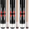 AKLOT Pool Cue Stick,3 Set of Pool Stick 58 inch Canadian Maple Billiard Pool Stick Mixed Weight Billiard Cue view 1