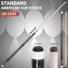 AKLOT Pool Cue Stick,3 Set of Pool Stick 58 inch Canadian Maple Billiard Pool Stick Mixed Weight Billiard Cue view 4