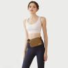 Bomvabe Crossbody Bag for Women Girls Boys, Fanny Pack Crossbody with Adjustable Strap 32" to 51", Mini Belt Bag 1L, Small Waist Bag Lightweight for Travel Sport Running Cycling Hiking, Brown view 3