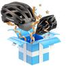 Bike Helmet with Goggles+Bicycle Helmet with Sun Visor(Both Comes with LED Back Light) view 1