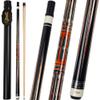 Billmart Pool Cue Stick, Low Deflection Shaft Billiard Cue Sticks with Hard Case, Pool Table Sticks Queue, 19-21 oz Pool Que(Silver 21oz) view 1