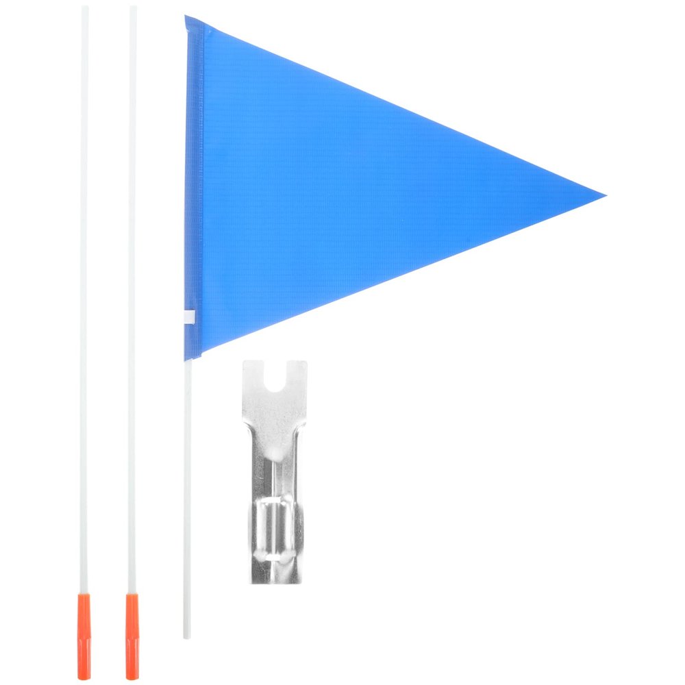 1 Set Bicycle Flagpole Practical Bike Bag Convenient Bike Flag Supplies Wear-resistant Cycling Children Portable Bicycles with Pole