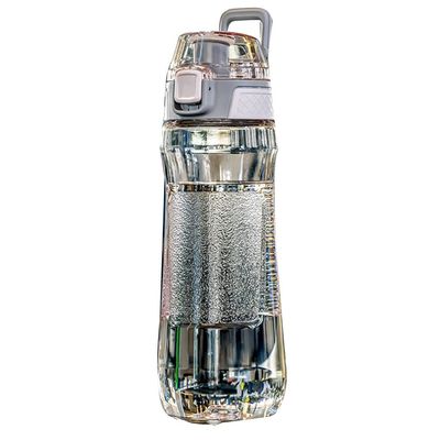 DITUDO Water Bottles Sports Water Bottle With HandleHigh Temperature Resistant Water BottleFitness Mug For Men And Women BPA Free (Color : Pink, Size : 750ML)