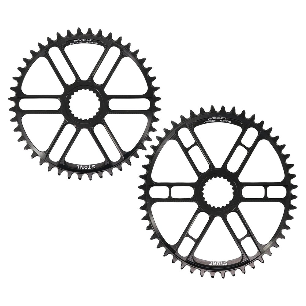 DJC Stone Oval Direct Mount Bike Chainring for Shimano M9100 M8100 M7100 M6100 30T to 48T (34T)