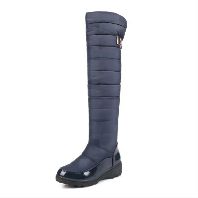 BORAMAX Women's Winter Knee High Tall Waterproof Snow Boots Fur Lined Fashion Wide Calf Arctic Snow Boot Warm Tall Boots