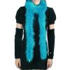 iHUFeather Marabou Feather Boa Natural Turkey Feathers 2 Yard 22g for DIY Crafts Wedding Party Women Costume Christmas Decoration, Aqua Blue view 1