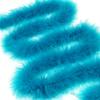 iHUFeather Marabou Feather Boa Natural Turkey Feathers 2 Yard 22g for DIY Crafts Wedding Party Women Costume Christmas Decoration, Aqua Blue view 2