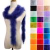 iHUFeather Marabou Feather Boa Natural Turkey Feathers 2 Yard 22g for DIY Crafts Wedding Party Women Costume Christmas Decoration, Navy Blue view 3