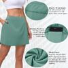 CHICHO Women's Athletic Skirt Tennis Skort with Pockets Golf Skirts UPF 50+ Workout Running Sport Skorts (Colourful, XXL) view 4