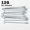 10pcs Sliver Bicycle Spoke Electric Road Bike Spokes Diameter 2.5mm Length 45-305mm with Nipples Cycle Wheel Parts Accessories (Color : 225mm 230mm 235mm) view 2