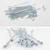 10pcs Sliver Bicycle Spoke Electric Road Bike Spokes Diameter 2.5mm Length 45-305mm with Nipples Cycle Wheel Parts Accessories (Color : 225mm 230mm 235mm) view 3