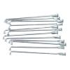 10pcs Sliver Bicycle Spoke Electric Road Bike Spokes Diameter 2.5mm Length 45-305mm with Nipples Cycle Wheel Parts Accessories (Color : 225mm 230mm 235mm) view 4
