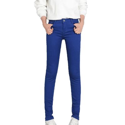 Maiyifu-GJ Women's Winter Warm Fleece Lined Jeans Slim Fit Thermal Pencil Denim Pants Skinny High Waisted Tapered Jean (Dark Blue 1,29)