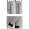 Maiyifu-GJ Women's Winter Warm Fleece Lined Jeans Slim Fit Thermal Pencil Denim Pants Skinny High Waisted Tapered Jean (Grey,29) view 2