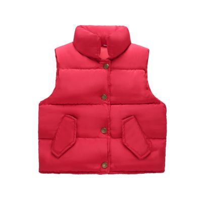 Infant Baby Boys Girls Sleeveless Winter Coats 1-10 Years Old Kids Jacket Vest Outer Outwear Size 6 Boy (Red, 2-3 Years)