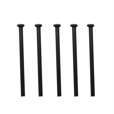 14 Gauge Diameter 2.0mm Black Color Straight Pull Bicycle Spokes 304 Stainless Steel Round Body Mountain Bike Spokes (Color : Length 285mm)
