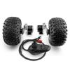 L-faster Dual 24V 350W Geared Motor Double 10x6.00 Fat Wheel Chain Drive Kit Joystick for Seabeach Cart Wheelchair Bike (Max 8kph) view 1