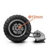 L-faster Dual 24V 350W Geared Motor Double 10x6.00 Fat Wheel Chain Drive Kit Joystick for Seabeach Cart Wheelchair Bike (Max 11kph) view 2