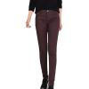 Maiyifu-GJ Women's Winter Warm Fleece Lined Jeans Slim Fit Thermal Pencil Denim Pants Skinny High Waisted Tapered Jean (Brown,26) view 1